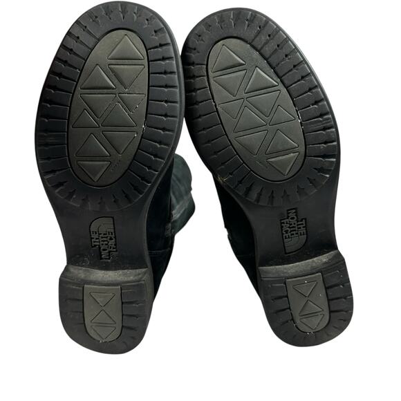 The North Face Bridgeton Tall Riding Boot Black Suede Quilted Lining Wmn Sz 7 - Picture 7 of 16